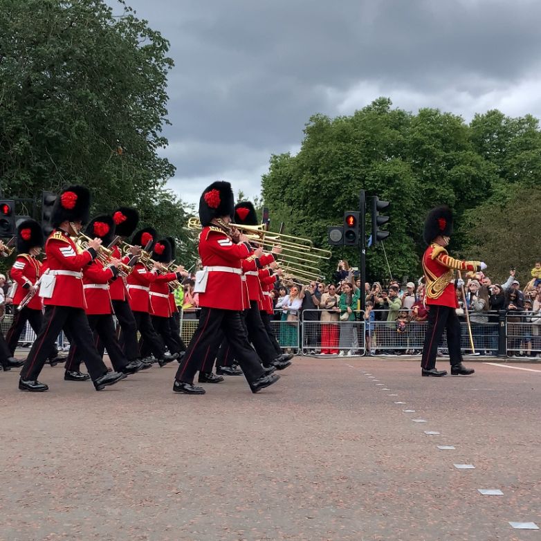 ROYAL GUARDS IN BUCKINGHAM PALACE